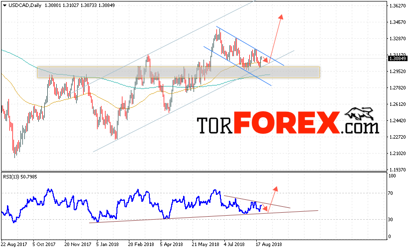 USD/CAD прогноз FOREX на неделю 27 — 31 августа 2018