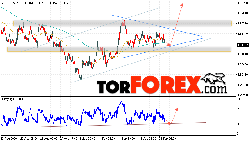 USD/CAD прогноз Канадский Доллар на 17 сентября 2020