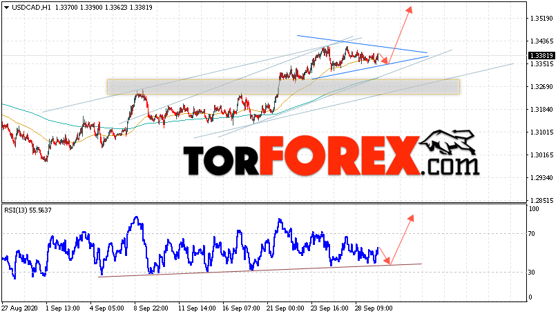 USD/CAD прогноз Канадский Доллар на 30 сентября 2020