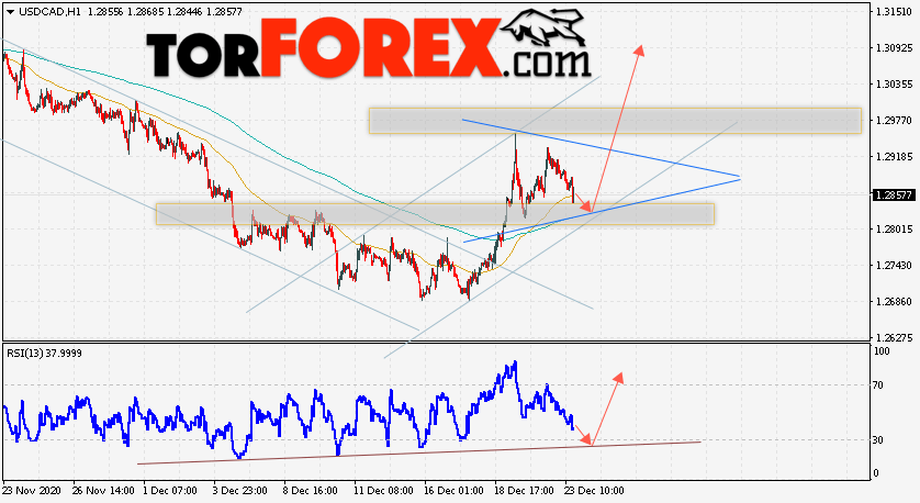 USD/CAD прогноз Канадский Доллар на 24 декабря 2020