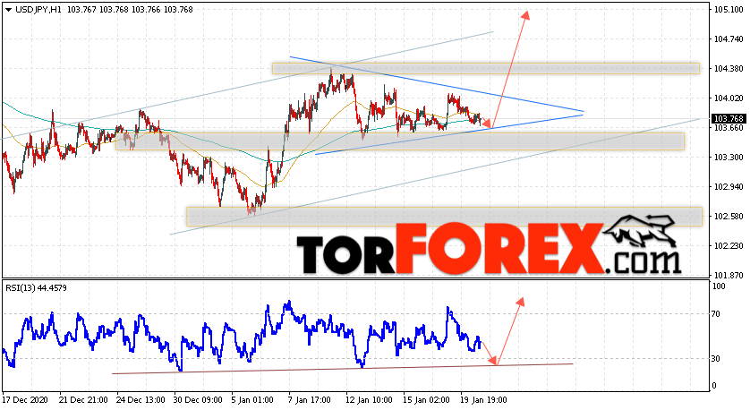 USD/JPY прогноз Доллар Иена на 21 января 2021