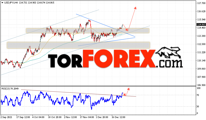 USD/JPY прогноз Доллар Иена на 28 декабря 2021