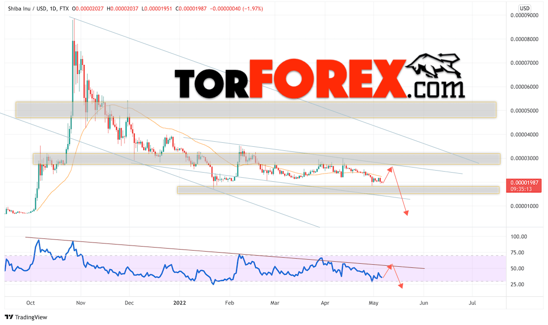 SHIBA INU прогноз на монеты 9 — 13 мая 2022