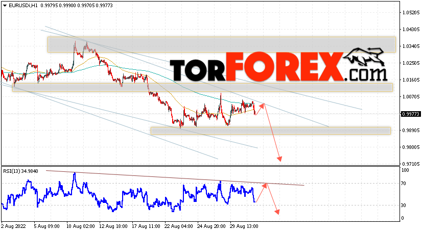 EUR/USD прогноз Евро Доллар на 1 сентября 2022