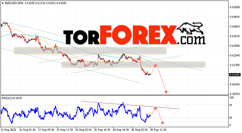 Форекс прогноз и аналитика NZD/USD на 30 августа 2022