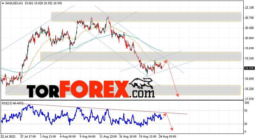 Серебро прогноз и аналитика XAG/USD на 26 августа 2022