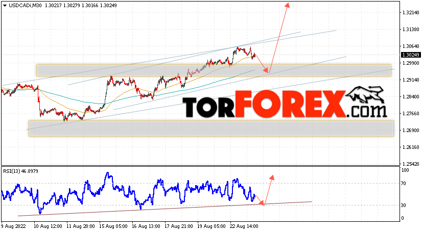 USD/CAD прогноз Канадский Доллар на 24 августа 2022