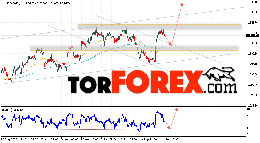 USD/CAD прогноз Канадский Доллар на 15 сентября 2022
