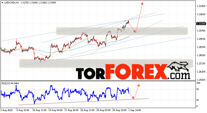 USD/CAD прогноз Канадский Доллар на 2 сентября 2022