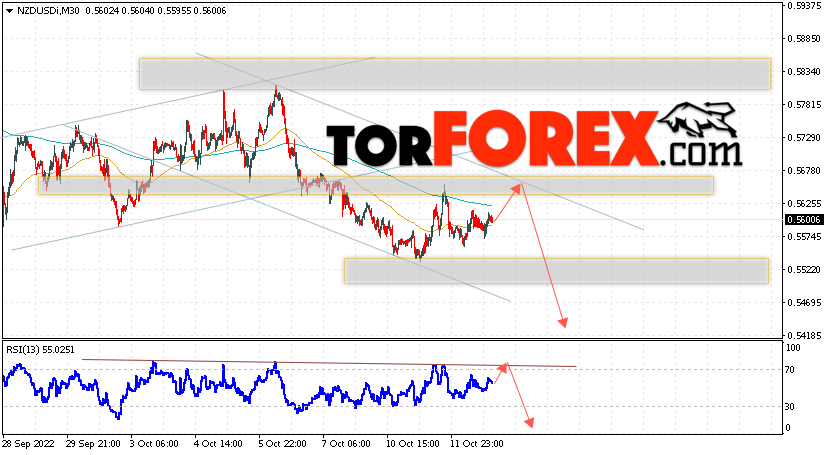 Форекс прогноз и аналитика NZD/USD на 13 октября 2022