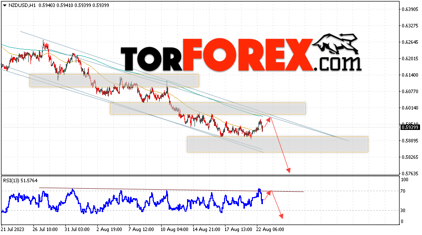 Форекс прогноз и аналитика NZD/USD на 23 августа 2023
