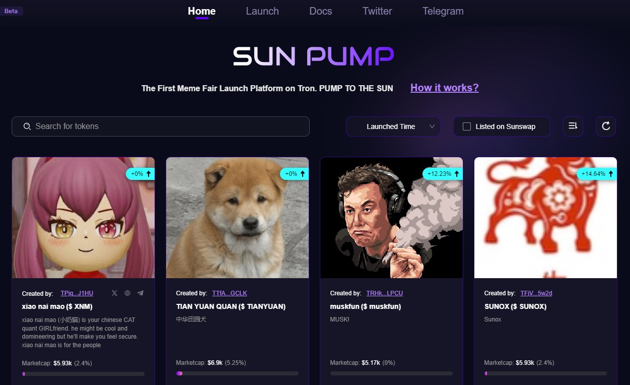 tron мемкоины