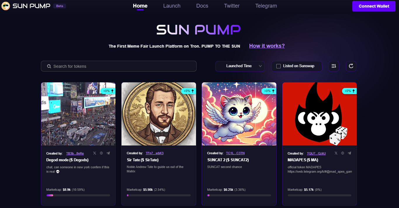 sunpump tron
