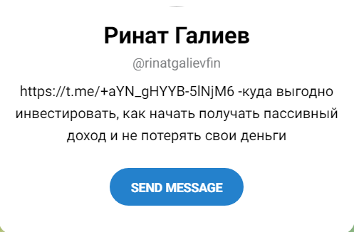 ринат галиев инвестор ринат галиев инвестор