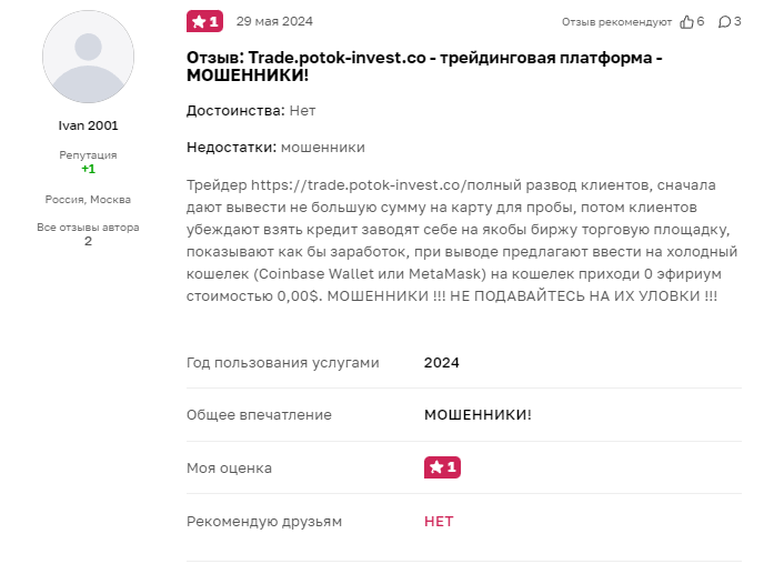 Trade Potok Invest io Trade Potok Invest io