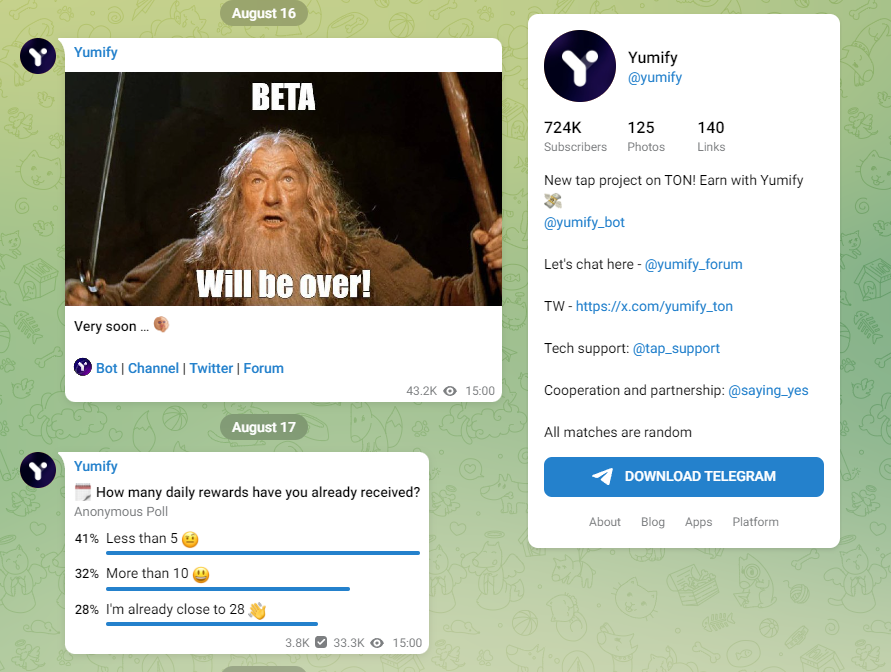 Yumify когда листинг Yumify когда листинг