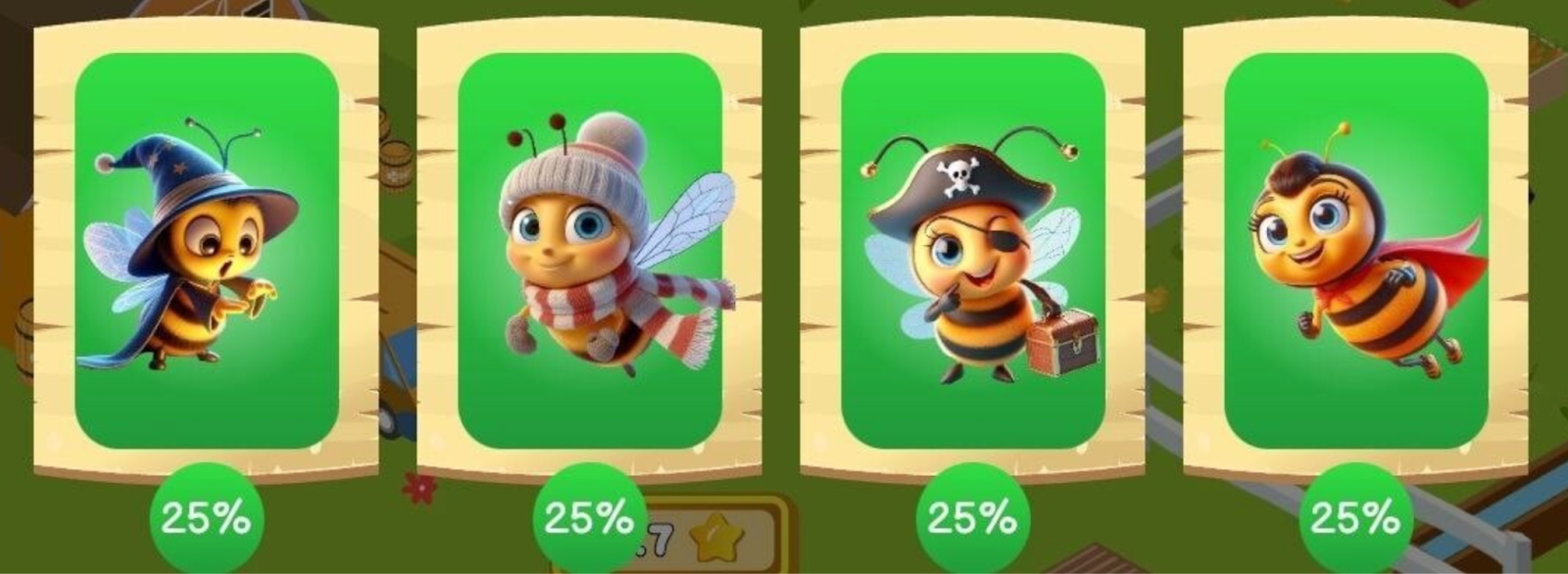 Bee Harvest комбо дня Bee Harvest комбо дня