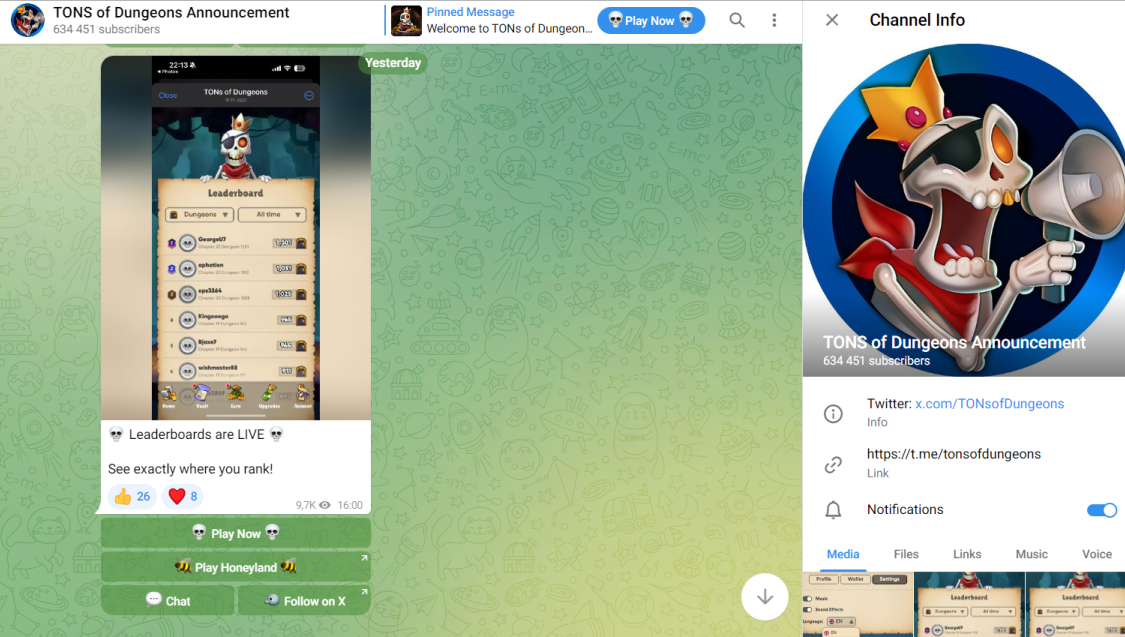 tons of dungeons telegram tons of dungeons telegram