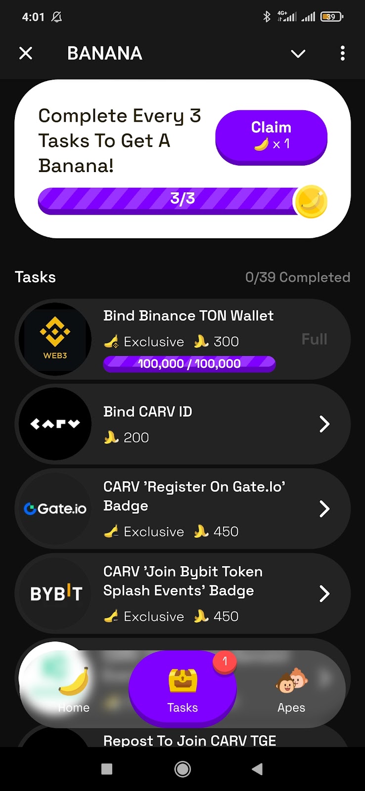 Banana coin Banana coin