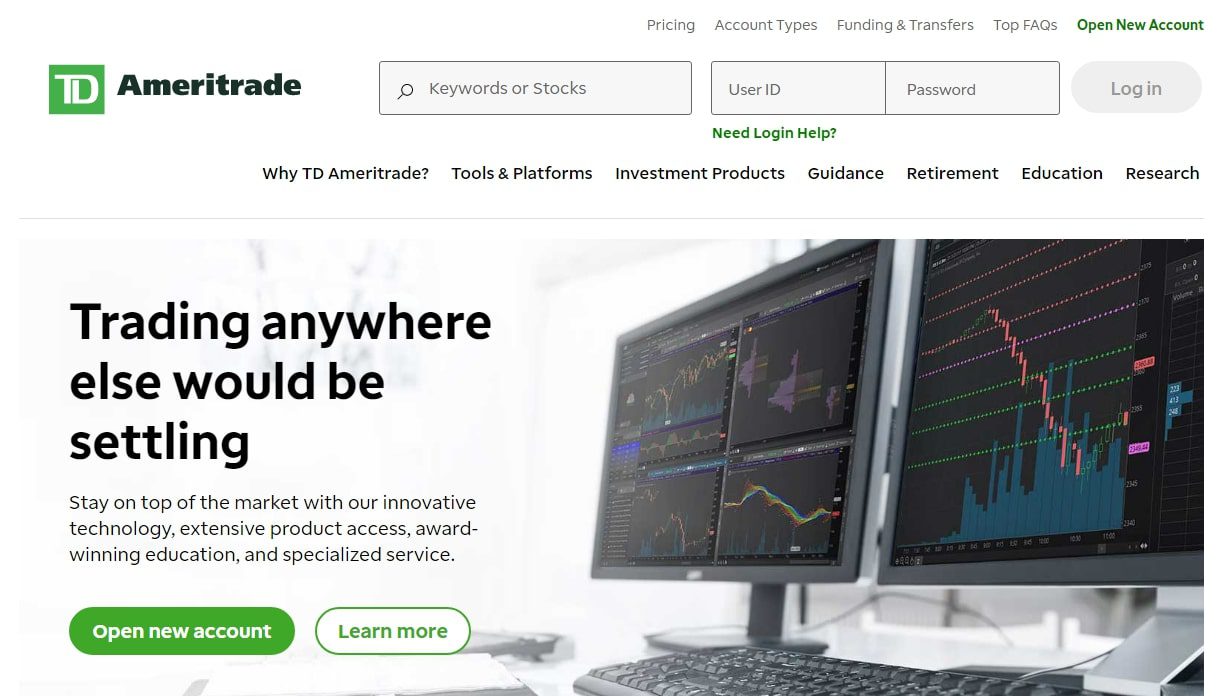Брокерская контора TD Ameritrade