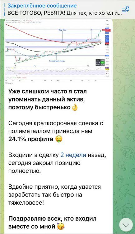 Сигналы на канале Хомяк продвинутый