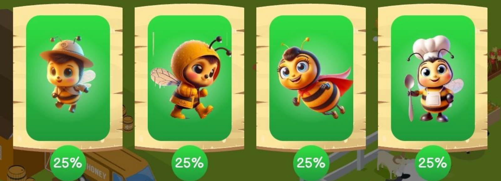 Bee Harvest комбо дня Bee Harvest комбо дня