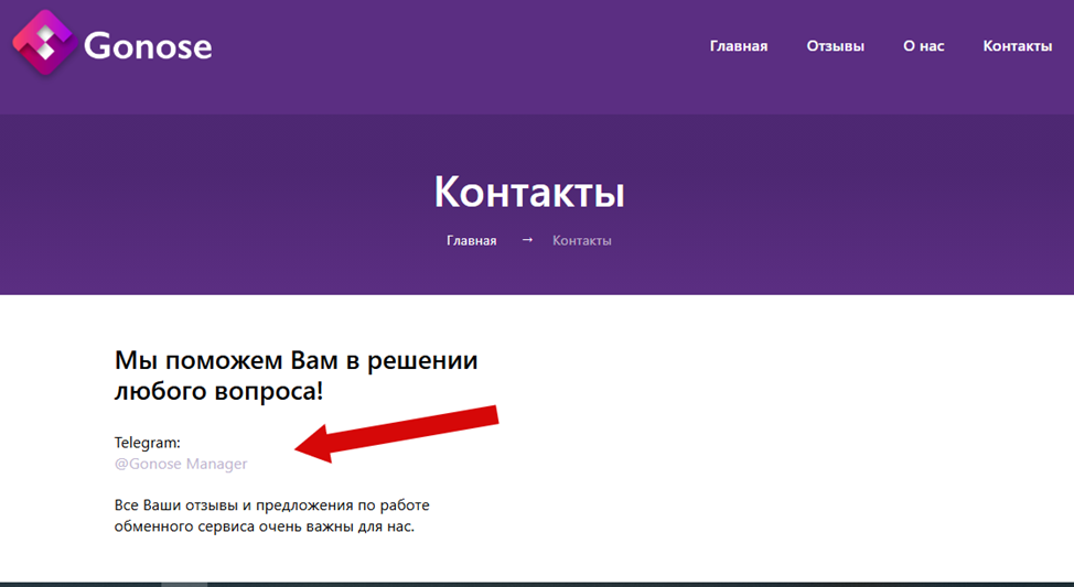 gonose обменник gonose обменник