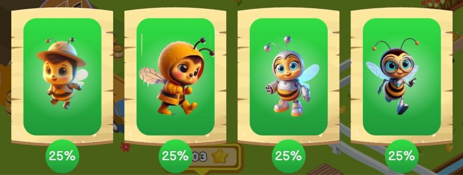 Bee Harvest комбо дня Bee Harvest комбо дня