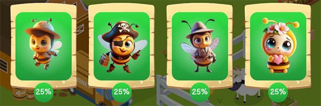 Bee Harvest комбо дня Bee Harvest комбо дня