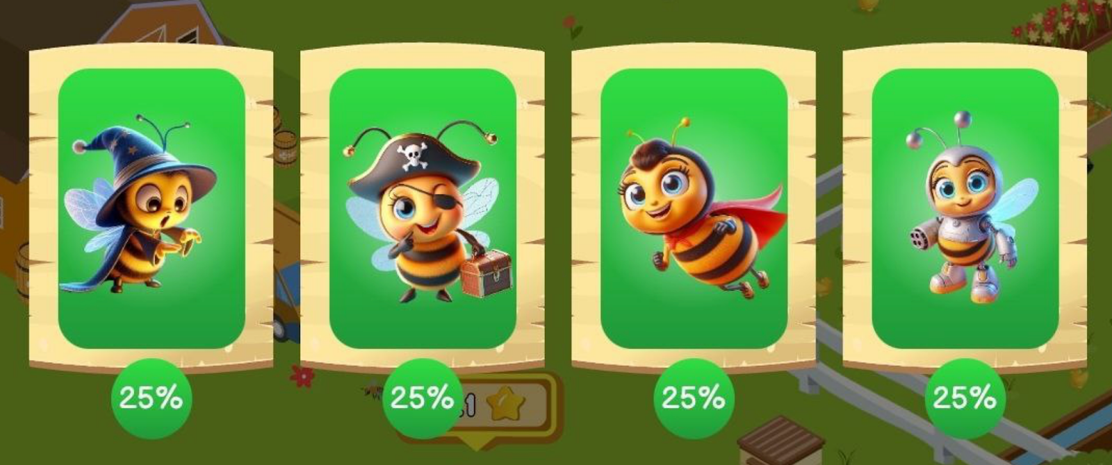 Bee Harvest комбо дня Bee Harvest комбо дня