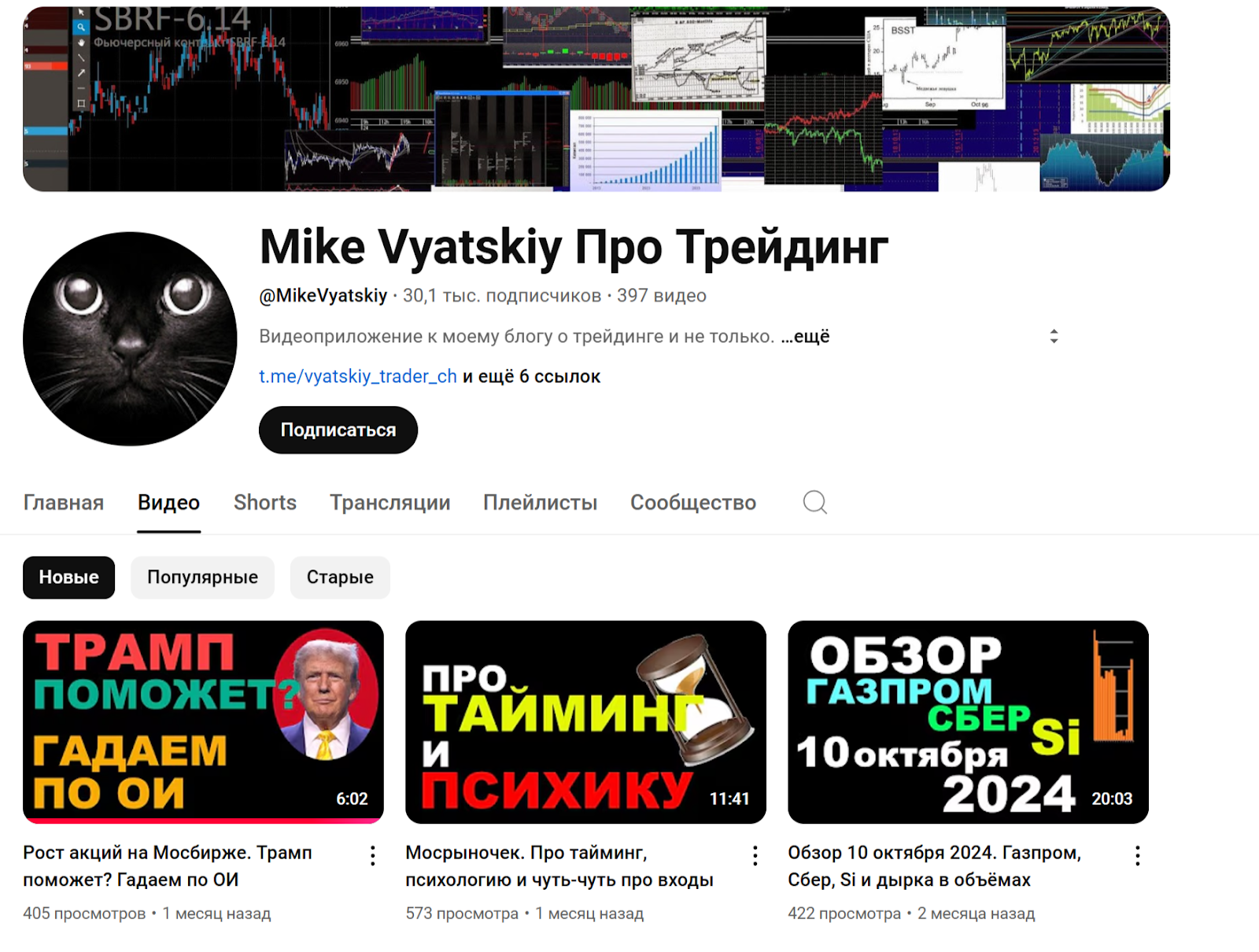 Mike Vyatskiy Про Трейдинг Mike Vyatskiy Про Трейдинг