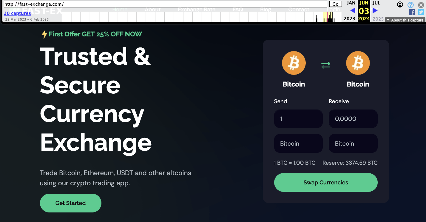 FastExchenge — обмен крипты FastExchenge — обмен крипты