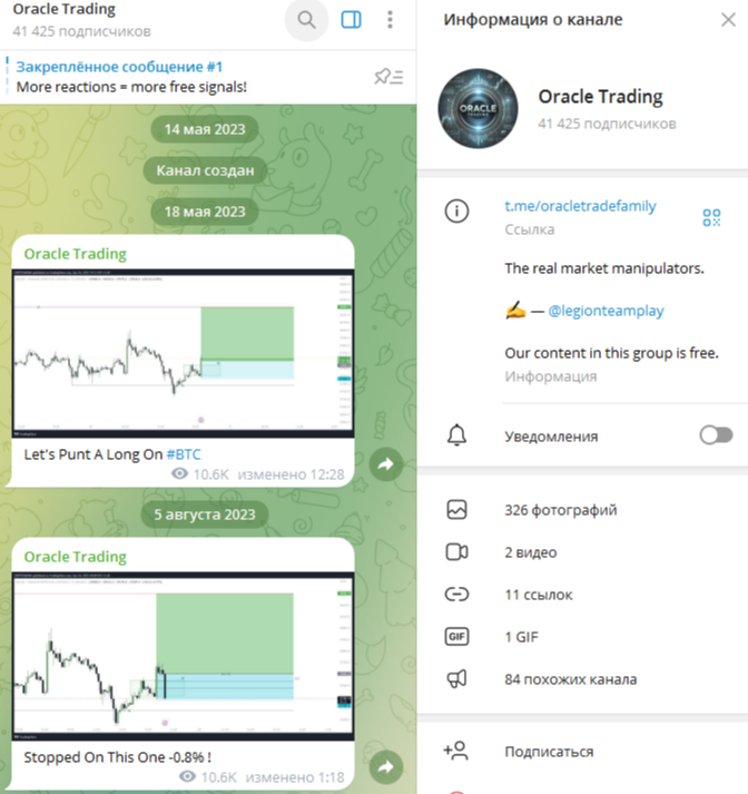 Oracle Trading Oracle Trading