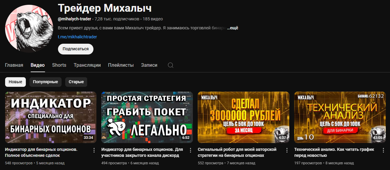 трейдер михалыч трейдер михалыч