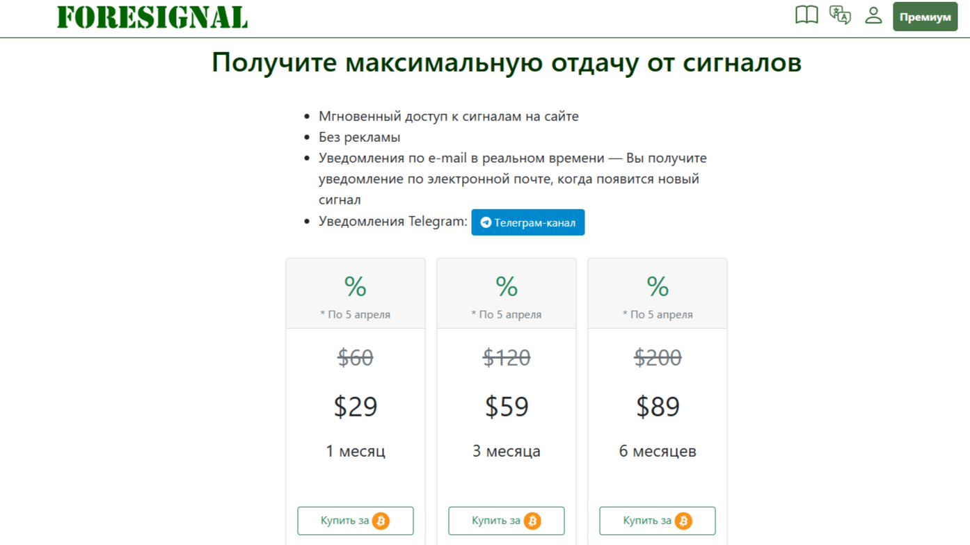Foresignal отзывы Foresignal отзывы