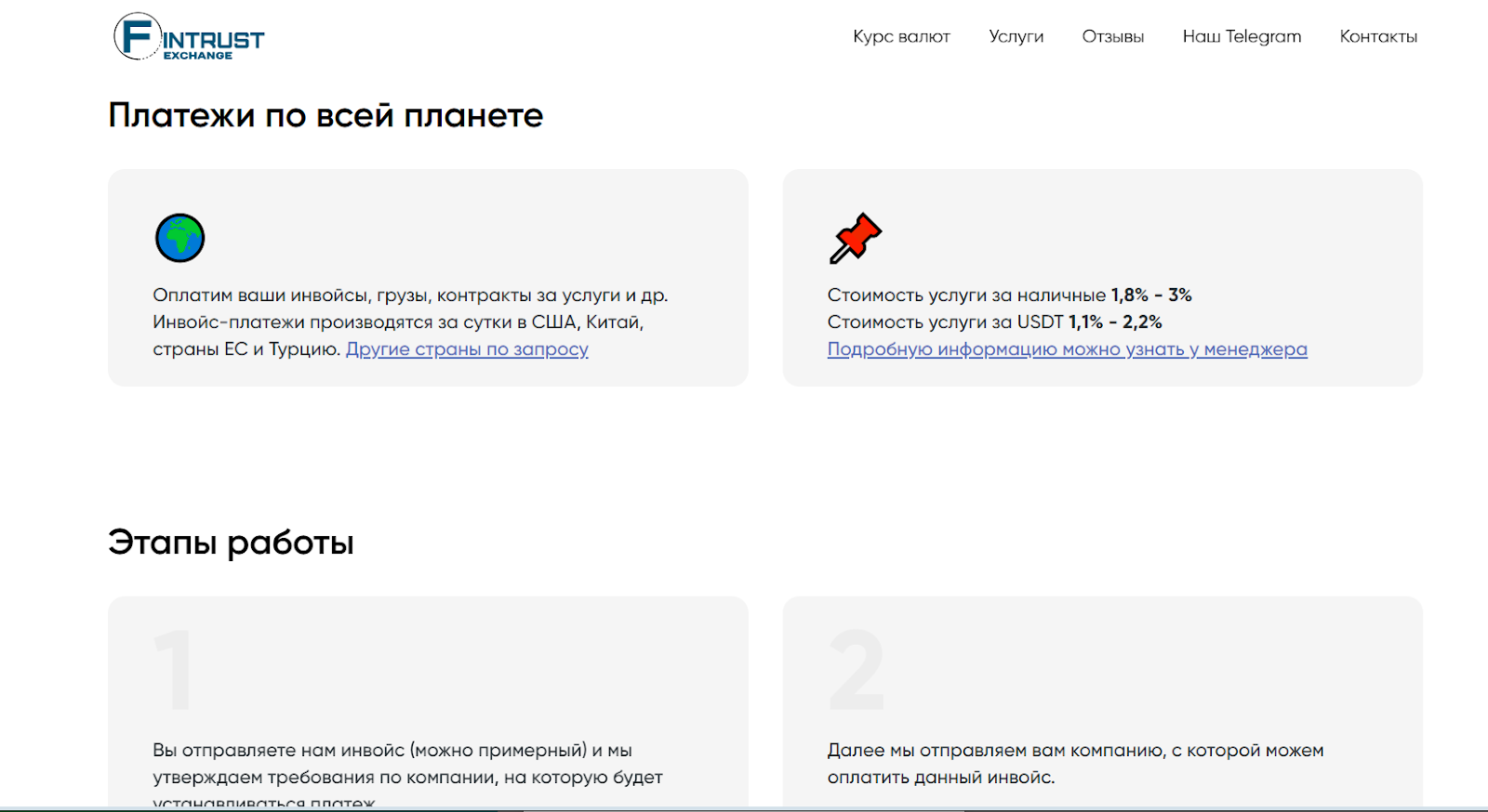 FinTrust Exchange отзывы FinTrust Exchange отзывы
