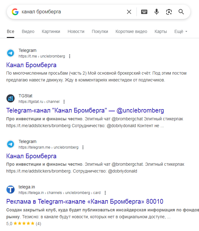канал бромберга канал бромберга