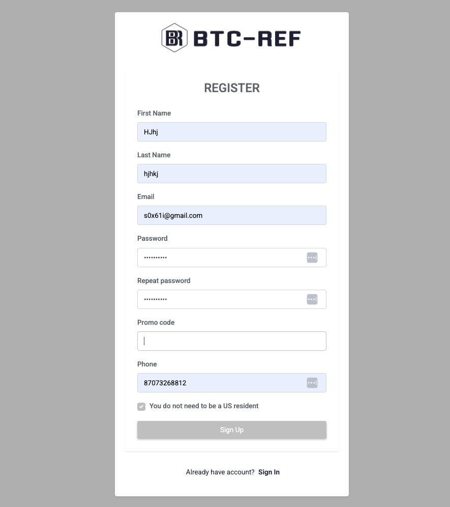 BTC ref BTC ref