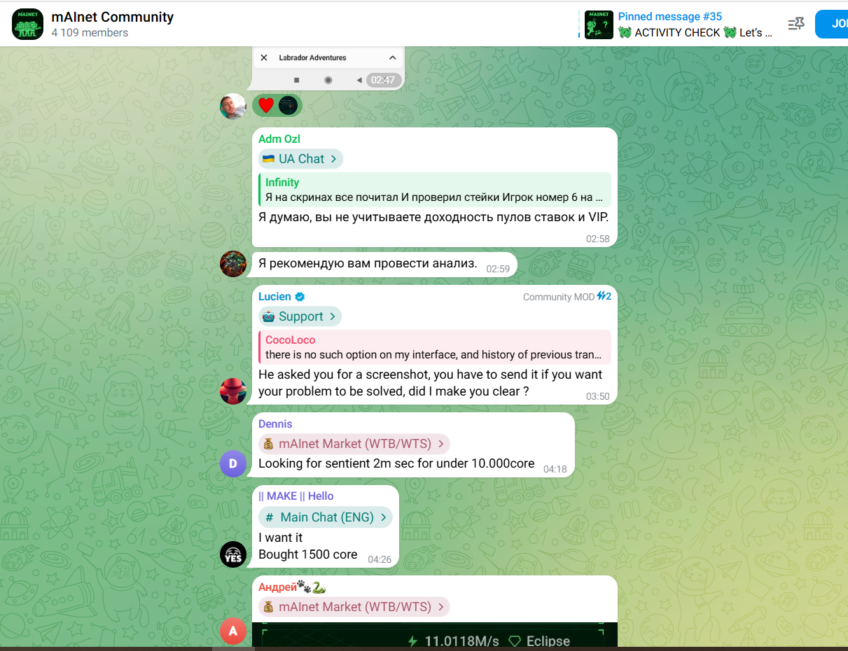 mainet bot mainet bot