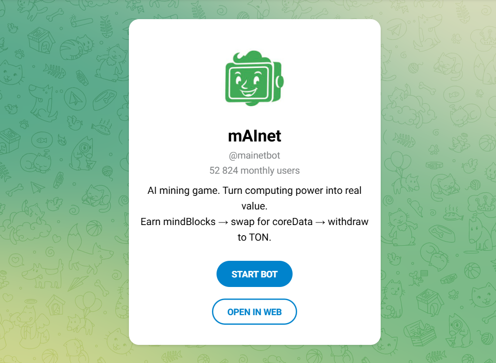 mainet telegram mainet telegram