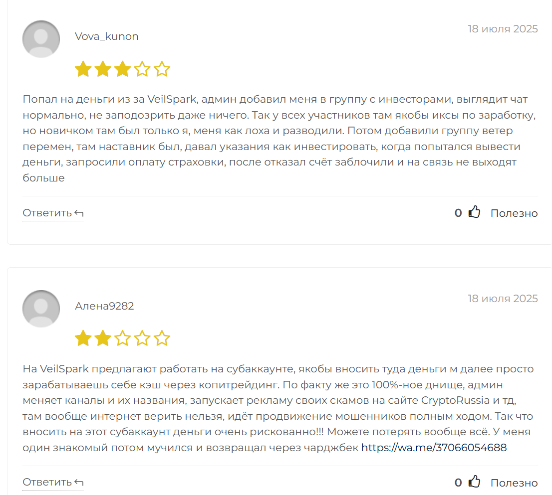 veilspark отзывы veilspark отзывы