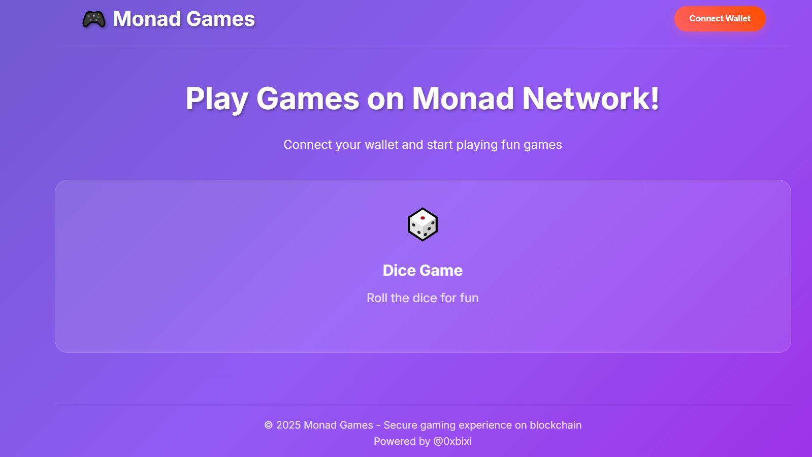 Monad Games Monad Games