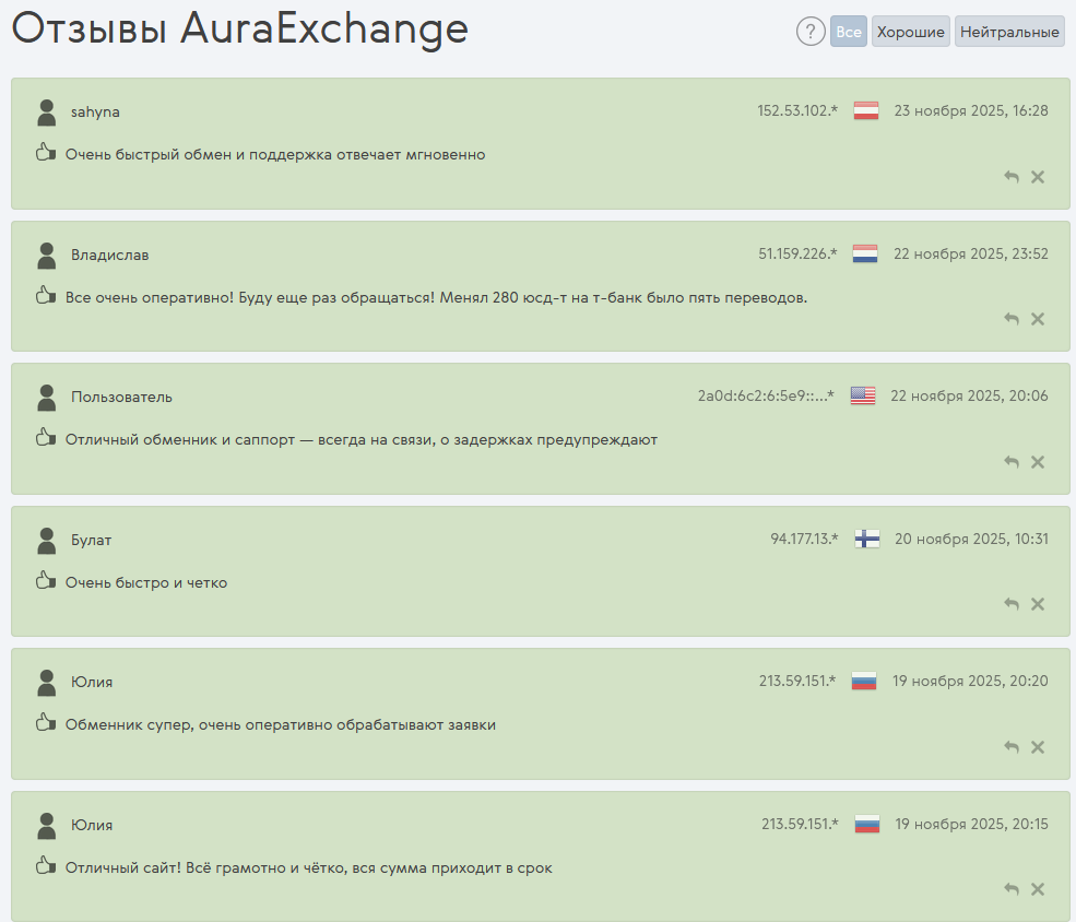 aura exchange отзывы aura exchange отзывы