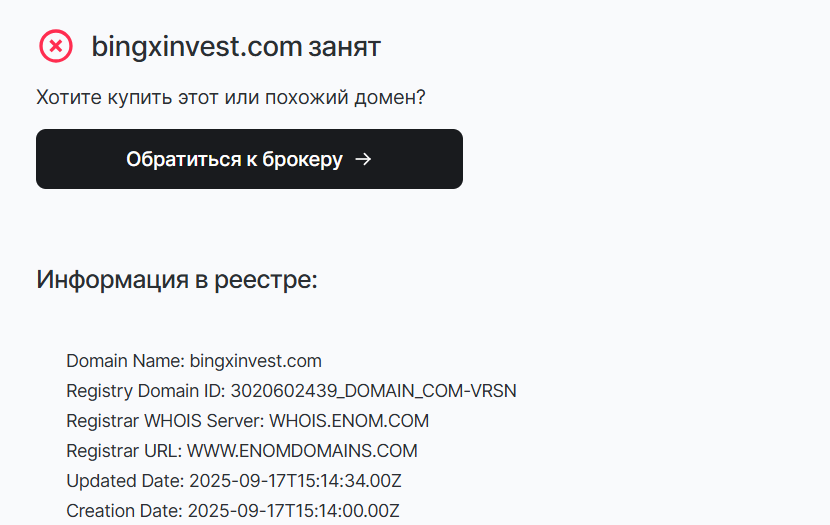 bingxinvest com bingxinvest com