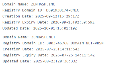 Zenhash Inc Zenhash Inc