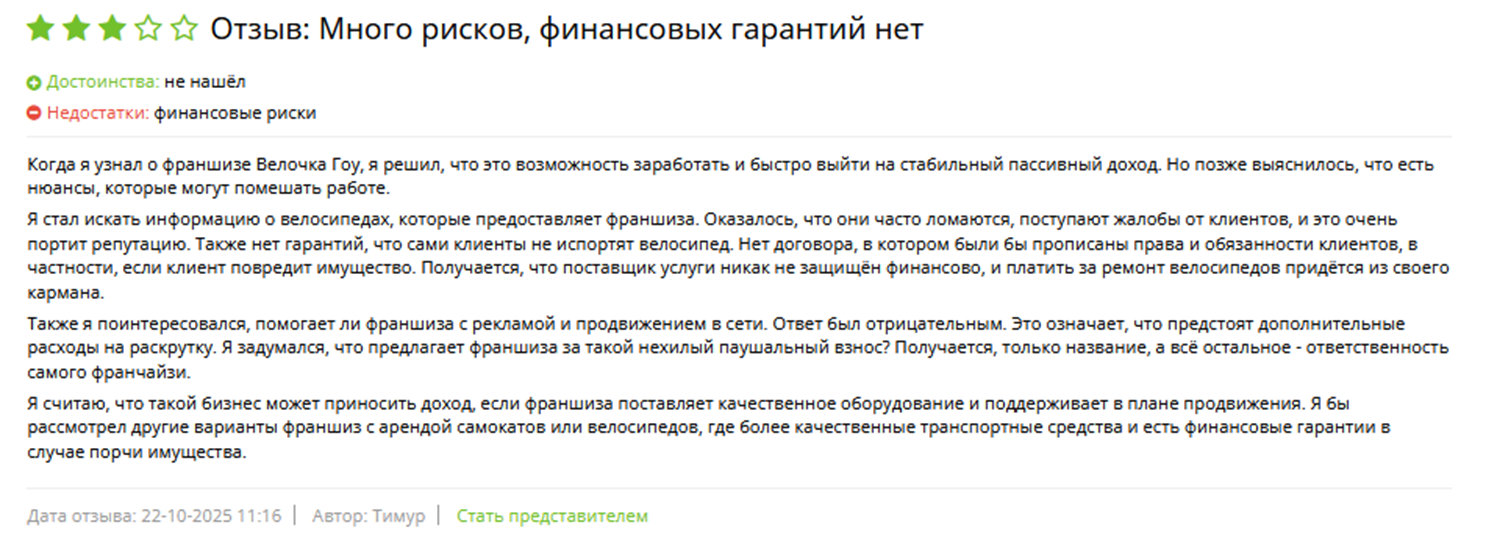 велочка гоу инвестор велочка гоу инвестор