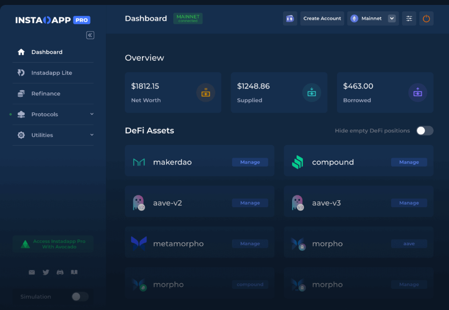 instadapp instadapp