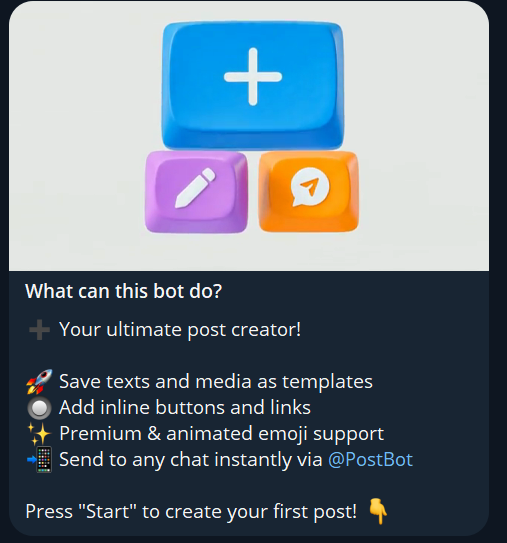 post bot в телеграмме как пользоваться post bot в телеграмме как пользоваться