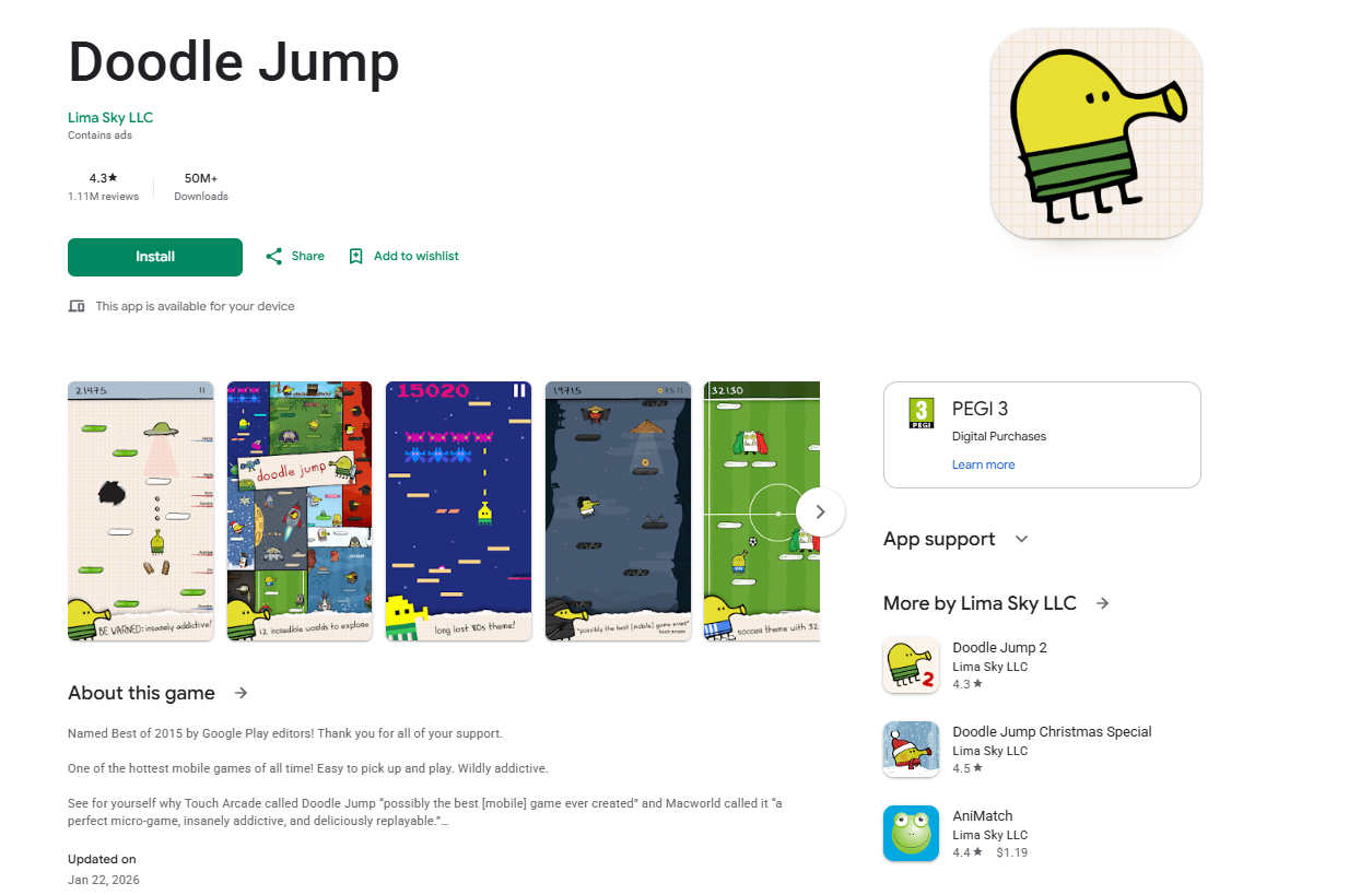 doodle jump отзывы doodle jump отзывы