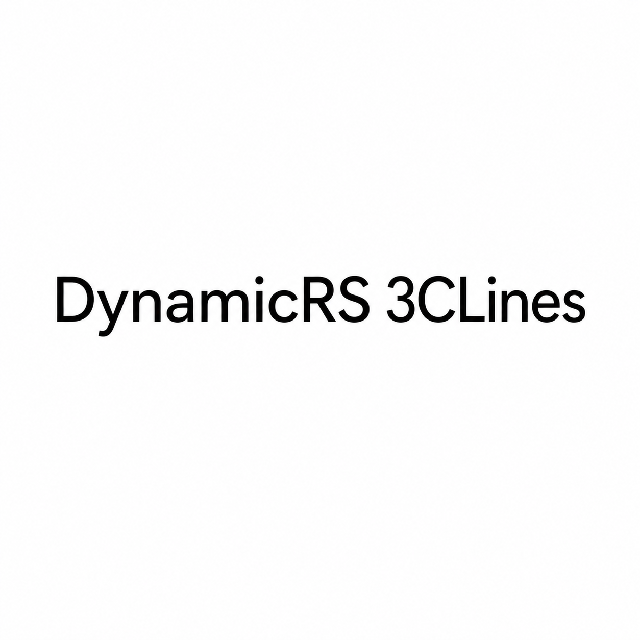 Dynamicrs 3clines